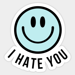 I hate you emoji Sticker